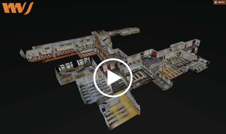 Startbild des virtuellen 3D-Rundgangs. Link steht im Artikel!